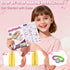VIDIBESTY 6-12, Set, 7 8 9 10 11(112PCS) Stretchy Bracelet Making Kit for Girls Elastic String DIY Arts & Crafts Bulk