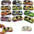 12 Pull Back Racing Cars Die Cast Vehicles Playset, 2.7 Inch Metal Friction Powered Car Toys for Toddlers