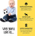 Liberty Imports 4 Pack My First Soft Plush Stuffed Sports Balls Toy Set for Kids, 5" - Football, Baseball, Basketball,