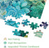 Rainbow Succulent Cactus Puzzle - 1000 Piece Colorful Gradient Plant Jigsaw for Women