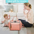 Backpack, Backpack Beaulyn Small Diaper Bag Mini Diaper Tote & Portable Crossbody with Insulated Pocket