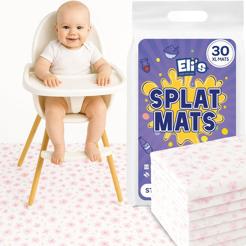 30 Pack Disposable Splat Mats by Eli with Love - Extra Large