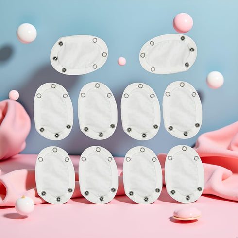 YLiiii 10Pcs Baby Jumpsuit Diaper Infant Romper Length Extender Bodysuit Snap Button Extended Diaper for Triangle