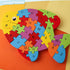 LovesTown Goldfish Wooden Puzzle - 26PCS Jigsaw Puzzle Alphabet and Number Building Blocks for Kids