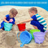 Holady 60 5.78 Inch Set,Sandcastle Toy-30 Bucket+30 PCS Sand Castle Beach Bucket and Beach Shovels Toy Mould,Sand