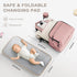 Backpack, Backpack VONAL Diaper Bag Lightweight Baby Diaper Bags, Travel Large Diaper Bag with Changing Station, Pink
