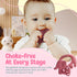 Set 3+ Silicone Baby Teething Toys, Soft Teether for Sore Gums, BPA Free Chew Toys for Infants Months, Textured
