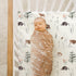 GRSSDER Super Soft Stretchy Jersey Knit Baby Blankets, Double Layer Reversible Swaddle Blanket for Boys and Girls (34 x