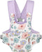 GAGAKU Baby Doll Carrier for Kids, Reborn Baby Carrier with Adjustable Straps for American Girl Doll - Purple (Flowers)