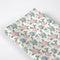 KuphiL10C Spring Hydrangea Floral Leaves Bows Baby Changing Pad Cover, Unisex Flowers Nursery