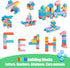 Sets 2 3 4 5 6 101 18+ Soft Block for Toddler Aged Years Old.Preschool Toy for Early Childhood Education
