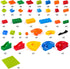 FANELEQU 168 Set 3+ Pcs Mini Marble Run Building Blocks Classic Blocks STEM Toy Bricks Kids, Assemble Different