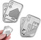 2 Pcs Metal Poker Fidget Slider,Magnetic EDC Fidget Toys,Stress Relief Poker Push
