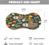 Bulletgxll Set 4, Sloths with Flowers Unisex Baby Burp Cloths of Soft Absorbent Organic Cotton Muslin Burping Cloths