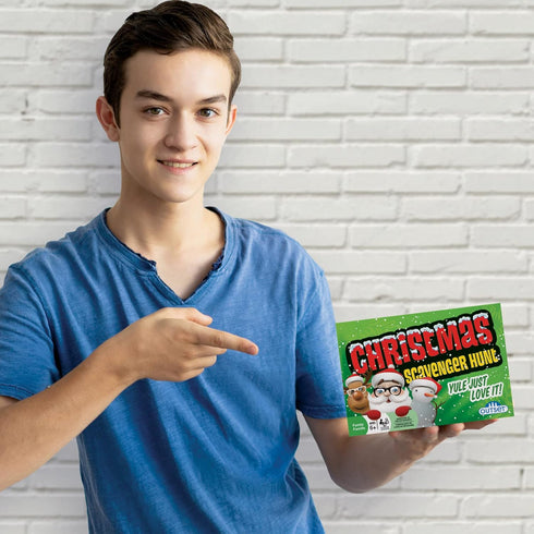 Outset Media Christmas Scavenger Hunt Game - 220 Cards with Holiday Themed Objects for Ages 6+