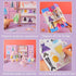 Magnetic Dress Up Paper Doll Pretend Play Game Toys, Dollhouse Magnet People Clothes Puzzles for 3+ Year Olds