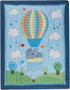 CribMATE 3 Set 1 +1 1 Set 28 52 PCs Blue Elephant Hot-Air-Balloon Nursery Crib Bedding Quilt Fitted Sheet + Skirt Baby