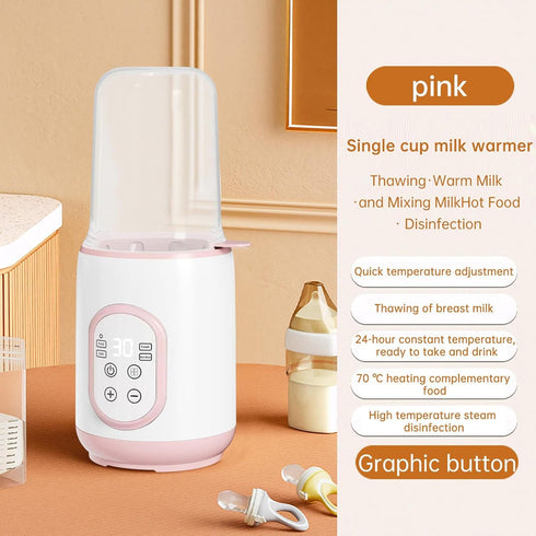 Generic 2 1 Travel Bottle Warmer - in Automatic Constant Temperature Milk Warmer Baby Bottle | Food Warmer Defrost