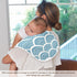 YETTASBIN Sea Waves Muslin Baby Burp Cloth, Super Soft Absorbent Cotton Burp Rag Baby Bibs Feeding Cloth for Newborn