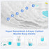 6 Pack 20''x10'' 100% 6 Pack 6) Maliton Muslin Baby Burp Cloths Large Cotton Burp Rags Absorbent and Soft Layers Muslin