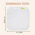 Cagreex Set: 6 Packs 10 10 Reusable Organic Baby Washcloths * Ultra Soft Wash Cloth Viscose from Bamboo Absorbent