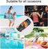 GOODOLD 2 Mushrooms Forest Wet Dry Bag for Baby Cloth Diaper Waterproof Reusable Travel Wet Bag with Two Zippered