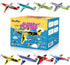 32 Pack Glider Planes, 8" Long Flying Glider Plane, 8 Different Designs, Kids Party Favors for Valentines, Birthday