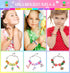 BDBKYWY Girls Charm Bracelet Making Kit, Unicorn Jewelry Supplies DIY Art Craft Set, Birthday Gifts for 3-8 Year Old