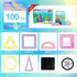 3 4 5 6+ 100Pcs Set Set) TOKBLOK Magnetic Tiles Toys for Year Old Girls Boys Macaron Magnet Building Blocks for Toddler