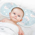decor gift 4 Pack 22x11in Cotton Muslin Burp Cloths Soft Touch Cartoon Cute Blue Elephants Baby Feeding Cloth