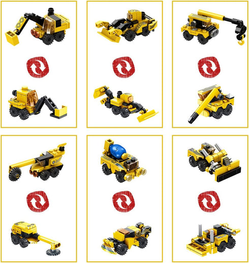 Sciencow 6 7 8 9 10 11 12 13 14 25-in-1 Sets 6-8 7-9 8-14 Robot Building Toys for Years Old Kids | Construction Blocks