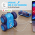360 2.4Ghz 4WD 3-12 Amphibious Remote Control Car, Rechargeable RC Cars & Remote Rotating Flips All Terrain Stunt Car