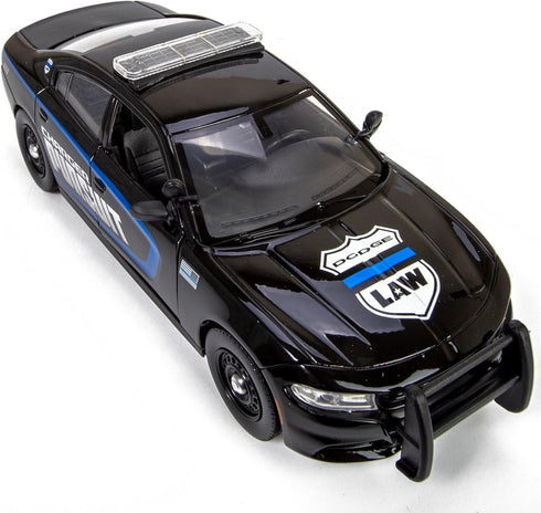All Star Toys 2023 Charger Enforcer Police Pursuit Car 1/24 Diecast Model for Dodge Police