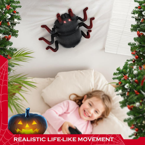VRG 3 Remote Control Tarantula Indoor Wall Toys, Rechargeable Wall Climbing Spider, Kids Toys for Boys & Girls Ages