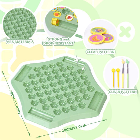 54PCS Fruit Flip Chess Memory Chess Game, Animal Flip Matching Chess Board, Memory Chess Game for Kindergarten