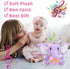Aitbay Plush Elephant Music Baby Toys for 0-12 Months - Light Up Stuffed Animal for Boys & Girls (Purple)