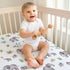 Set 2p Sweet Jojo Designs Watercolor Elephants Boy Girl Gender Neutral Baby Fitted Crib Sheet Infant Newborn Nursery