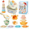 Baby Bath Toys, 21PCS Mold Free Bath Toys for Kids Ages 1-3