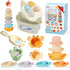 Baby Bath Toys, 21PCS Mold Free Bath Toys for Kids Ages 1-3
