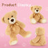 MaoGoLan 7Pcs Bulk Teddy Bears Stuffed Animals, Soft Mini Teddy Bears for Baby Shower and Party