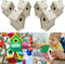 FBIRDY 12pcs DIY Unfinished Wooden Birdhouses: Wooden Bird House for Crafts and Arts Paint to Build (12pcs)