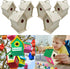 FBIRDY 12pcs DIY Unfinished Wooden Birdhouses: Wooden Bird House for Crafts and Arts Paint to Build (12pcs)