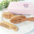 Set 3 Set Baby Hair Brush | Personalized Baby Gifts | Brush | Wooden Brush | Perfect For Cradle Cap | Natural Goat Hair