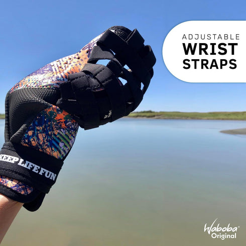 Waboba Catch Water Glove Pro Set, Water Bouncing Ball for Beach Games & Swimming Pool, Baseball Style Mitt for Catching