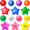 140 Pcs Motivational Stress Balls, Colorful Foam Balls for Anxiety Relief and Hand Exercise Party Supplies