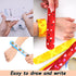 HappyHapi 42 Pack Slap Bracelets, DIY Blank Soft Wristbands for Birthday, Halloween, Christmas Party Favors