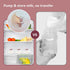 Momcozy M9 M9 Pack 2 Breastmilk Collection Compatible with Replacement Parts, Breast Milk Storage Bottle with Silicone