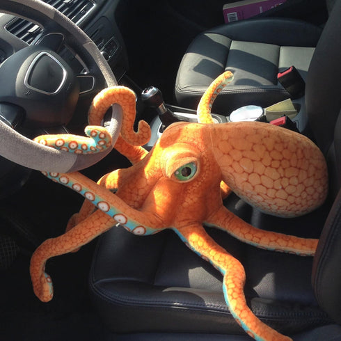 Realistic Octopus Plush, Giant Stuffed Marine Animals Toy Gifts for Kids (31.4 inch)