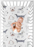 Sweet Jojo Designs Fitted Baby Crib Sheets (Puppy Dog) for Boys or Girls, Infant Nursery, Toddler Room - Standard Size