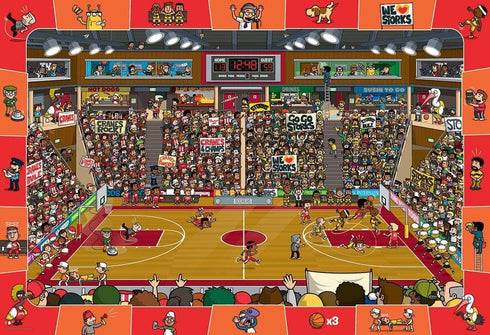 Basketball Spot and Find Puzzle, 100-Piece